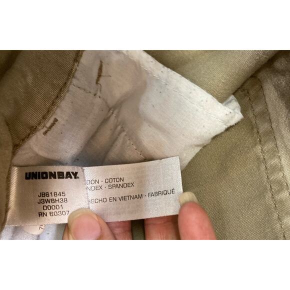 Unionbay Pants Juniors Size 9 Tan Khaki Chino Bootcut - Picture 10 of 15